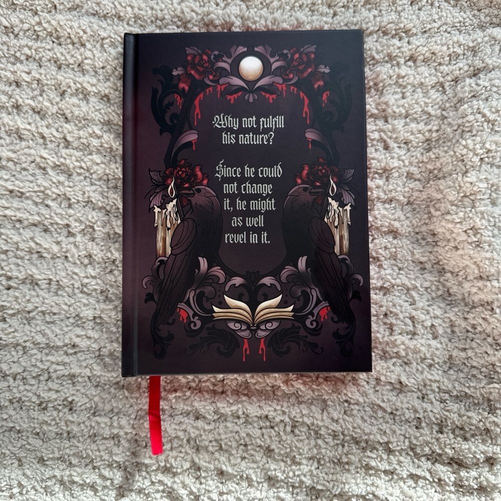 Gothic Black and Red Journal